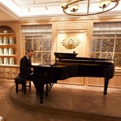 The Diamond Jubilee Tea Salon launch pianist