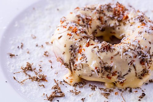 Truffle & Grana Padano Doughnut at Fiume